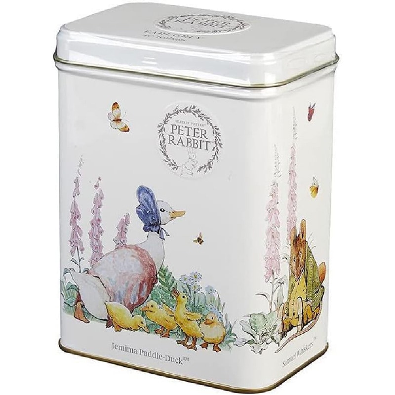 ピーターラビットの世界観を映し出した可愛い缶 New English Tea（ニューイングリッシュティー）ピーターラビット ジマイマダック アールグレイ（40TB）