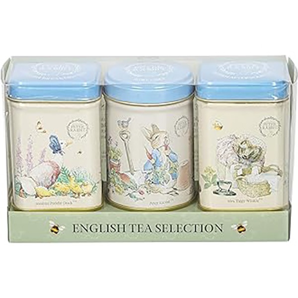 ピーターラビットの世界観を映し出した可愛い缶 New English Tea（ニューイングリッシュティー）ピーターラビット ミニ缶（3缶）