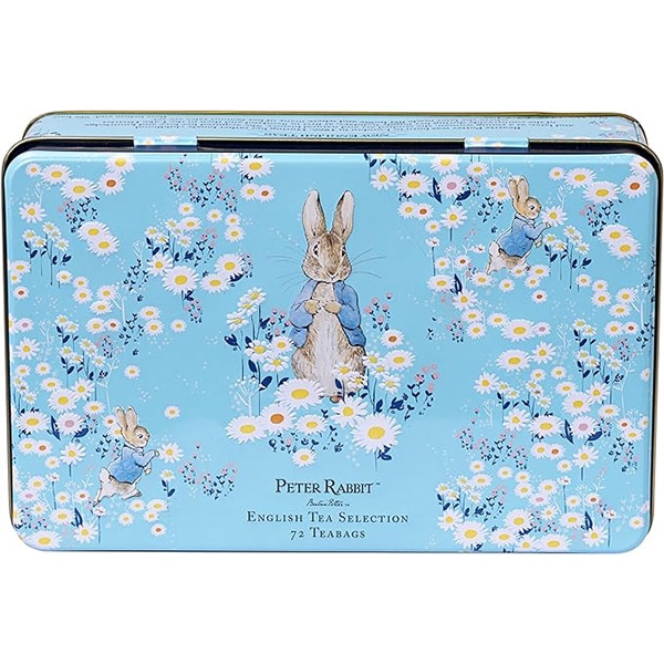 ピーターラビットの世界観を映し出した可愛い缶 New English Tea（ニューイングリッシュティー）ピーターラビット デイジー（72TB）