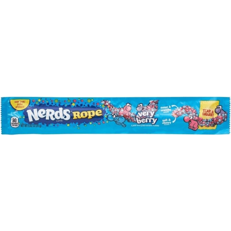 カラフルなフルーツ味のグミ NeRds(ナーズ)ナーズ ロープ ベリーベリー(26g) おやつとおつまみ SJ KOBE