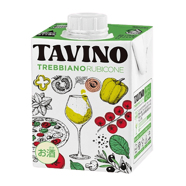様々なお料理と相性抜群 TAVINO TREBBIANO RUBICONE（タヴィーノ トレッビアーノ）（500ml）