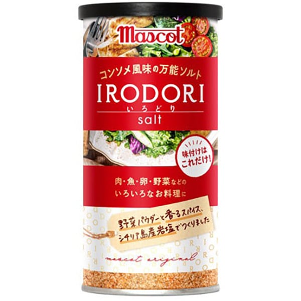 コンソメ風味の万能ソルト mascot（マスコット）IRODORIソルト（120g）