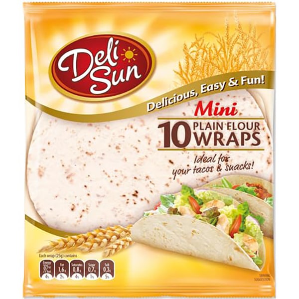 アレンジは自由自在！ Delisun（デリサン）ミニトルティーヤ（250g（10枚入））
