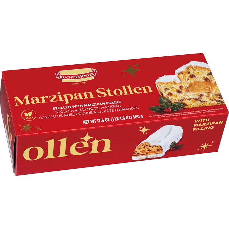 【冬季・数量限定】本場ドイツのシュトーレン KUCHEN MEISTER（クーヘンマイスター）マジパン シュトーレン（500g）