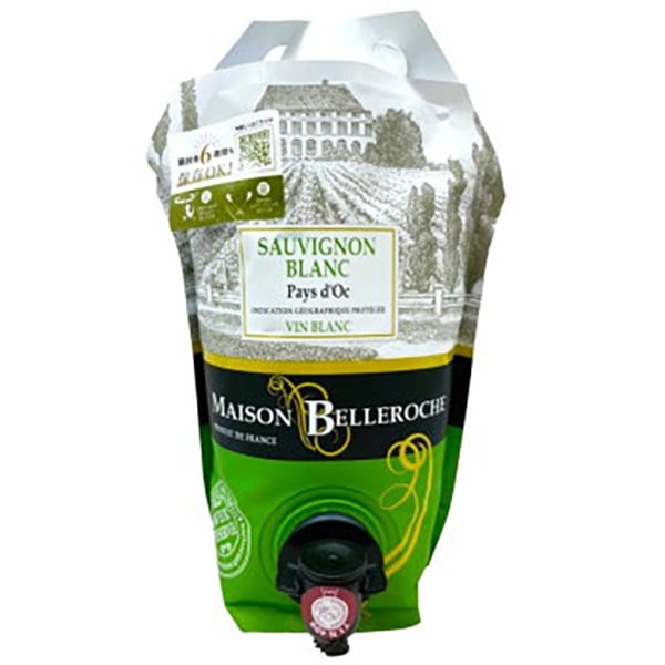 シーフードと相性抜群 MAISON BELLEROCHE（メゾン ベルロッシュ）ソーヴィニョン・ブラン（1500ml）