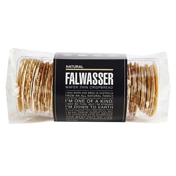 ごく薄タイプのクラッカー FALWASSER（ファルワッサー）クリスプブレッドクラッカー プレーン（120g）