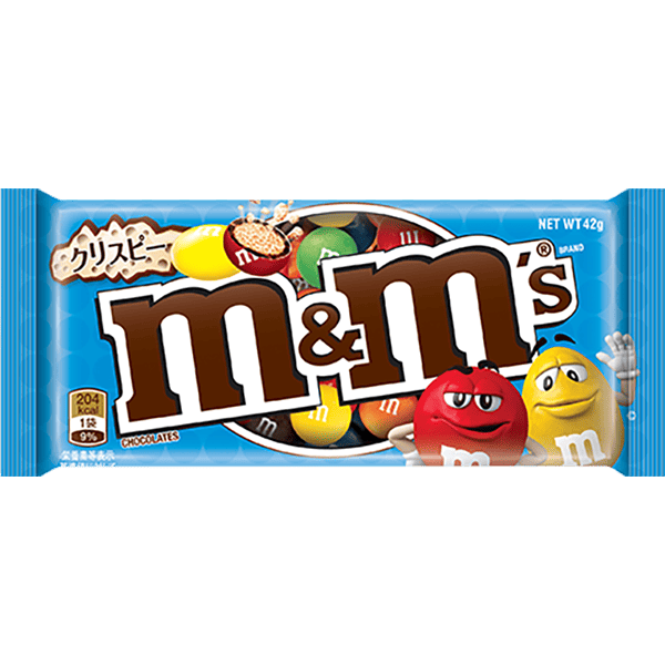 カラフルなチョコレート m&m's（エムアンドエムズ）ミルクシングル