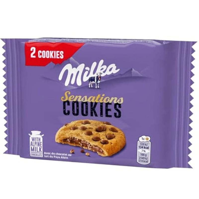 食べごたえ抜群なクッキー Milka（ミルカ）センセーション（2枚入）