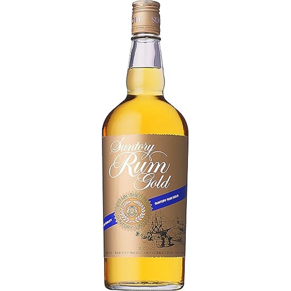 鮮やかな黄金色のラム SUNTORY（サントリー）ラム ゴールド（720ml）