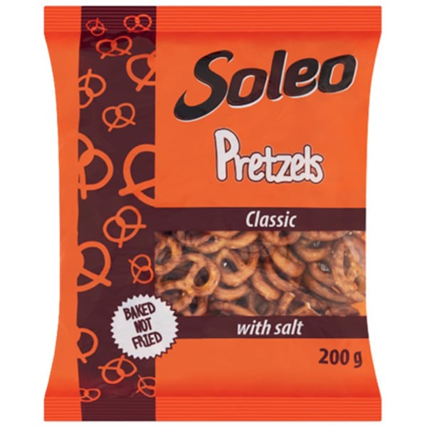 クセになるクラシックな美味しさ Soleo（ソレオ）プレッツェル（200g）