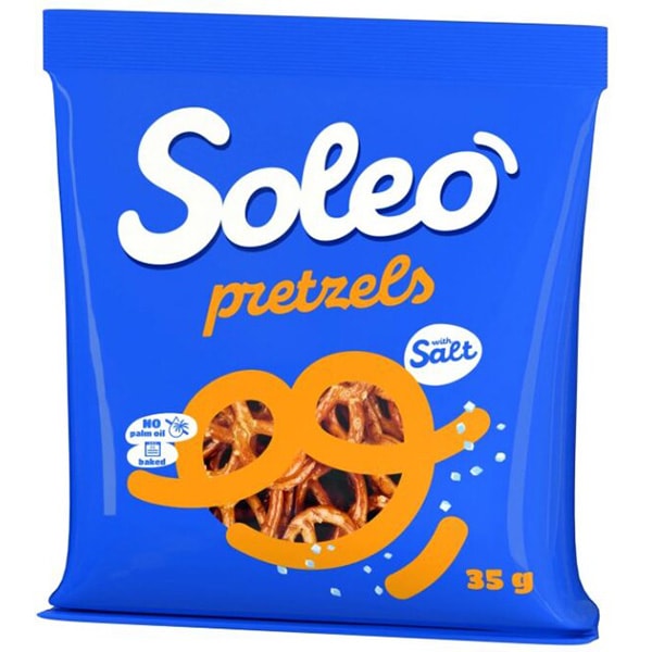 クセになるクラシックな美味しさ Soleo（ソレオ）プレッツェル（35g）