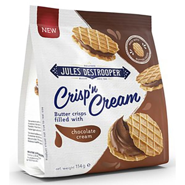 ベルギー王室御用達 JULES DESTROOPER（ジュールス・デストルーパー） クリスプ＆クリーム チョコレート（114g）