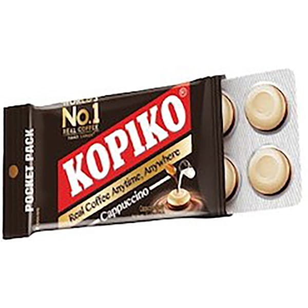 深煎の濃厚な風味 KOPIKO（コピコ）カプチーノキャンディ ブリスターパック（32g）