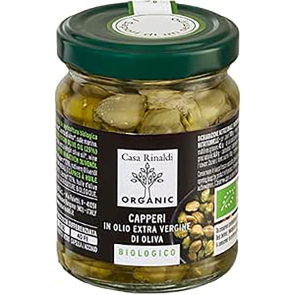 【オーガニック】新鮮な有機ケーパー Casa Rinaldi（カーサ リナルディ）有機ケーパー（120g）