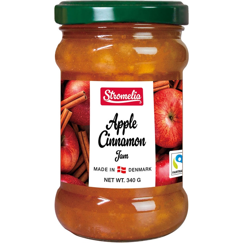 やさしい味わい Stromelia（ストロメリア）アップルシナモンジャム（340g）
