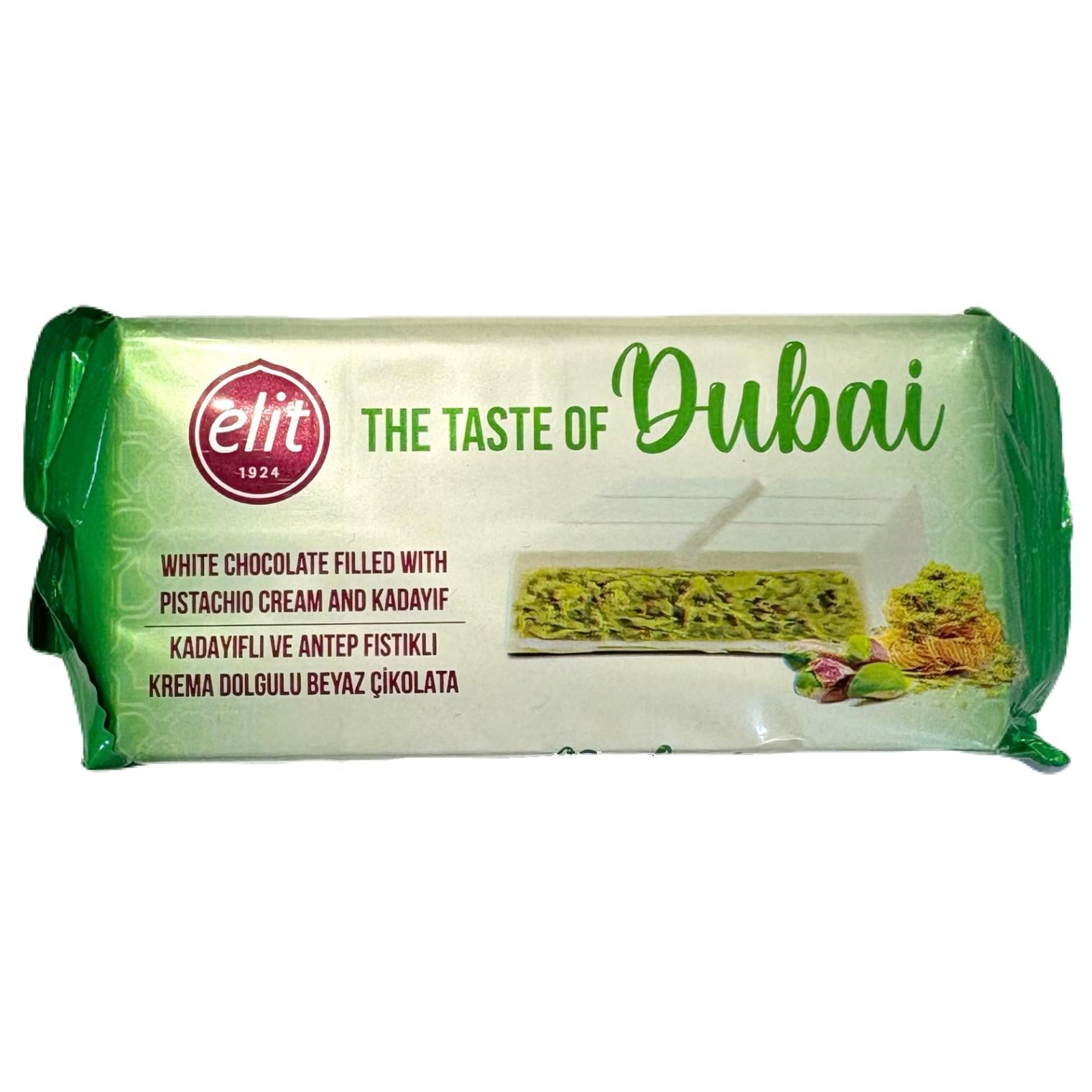 【数量限定】世界で話題！ Elit（エリート）ドバイチョコレート ピスタチオ ホワイト（90g）