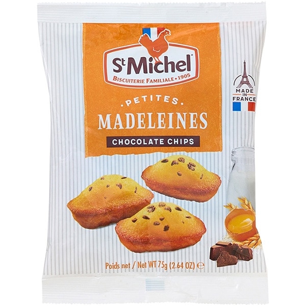 やわらかいスポンジ生地 StMichel（サンミッシェル）ミニマドレーヌ チョコチップ（5個）