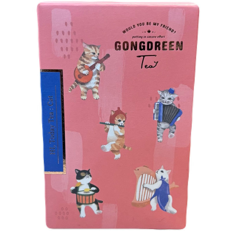 可愛いパッケージのティーバッグ GONGDREEN（ゴンドリーン）ハイ、トゥデイティー（2.1g×6P）