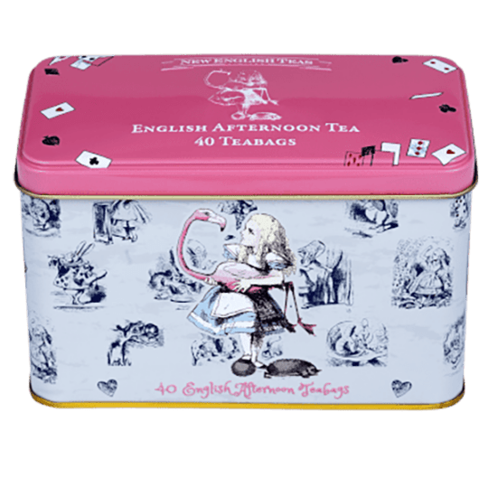 ギフトなどにもオススメ New English Tea（ニューイングリッシュティー） 不思議の国のアリス・クラシック アフタヌーンティー （40パック）