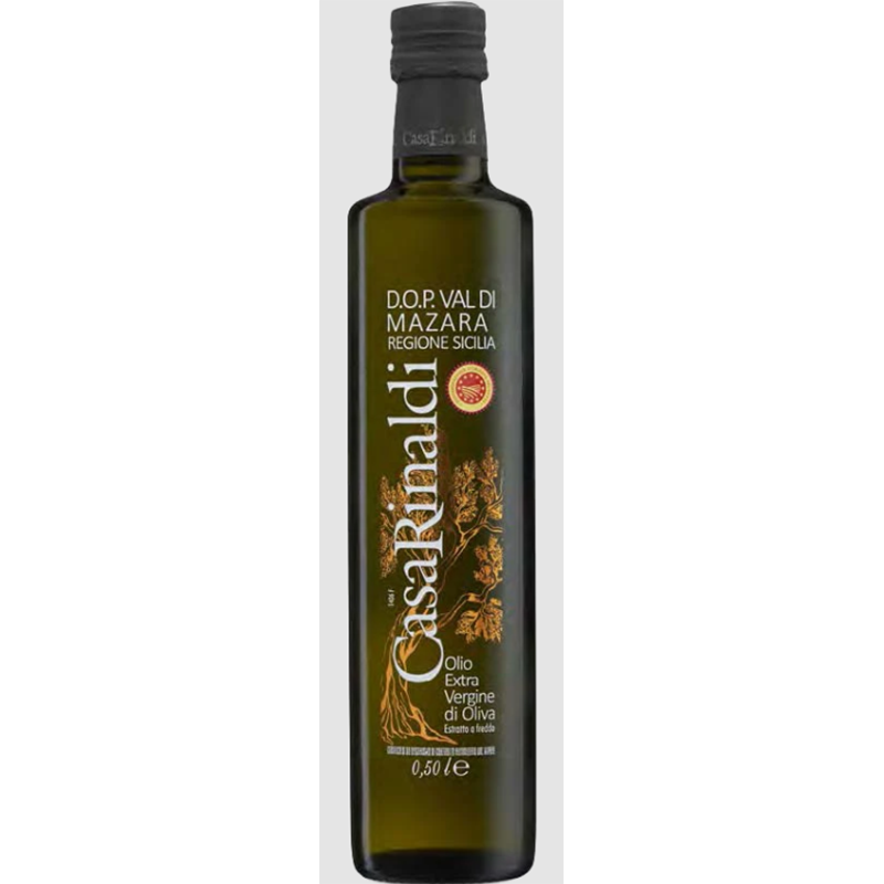 なめらかで甘い後味 Casa Rinaldi（カーサ リナルディ）EXVオリーブオイル DOP承認 マッツァーラ（500ml）