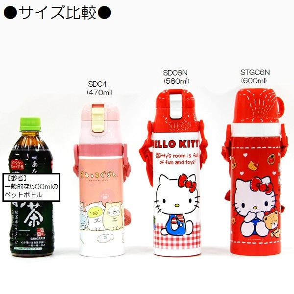 Skater ステンレスボトル 600ml 470ml スケーター 爆買 SKATER 水筒 キッズ 直飲み 保冷 ワンタッチ