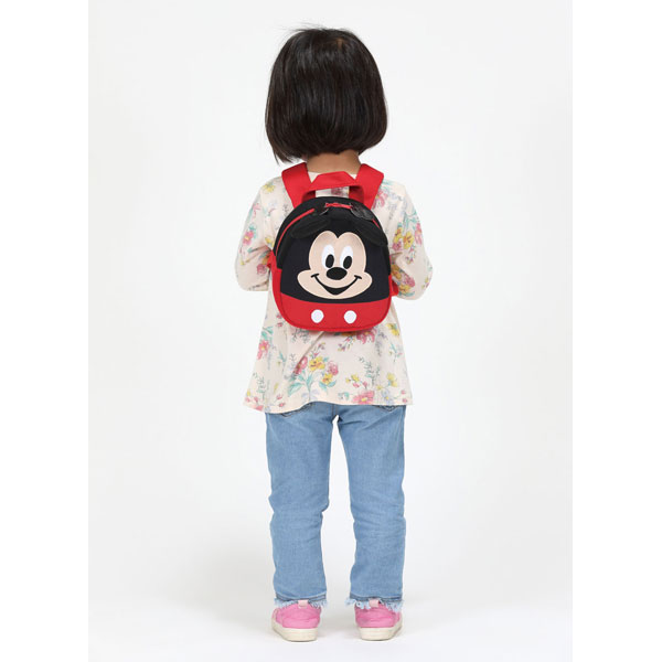 ベビー用品】ハーネス付きダイカットリュックサック○ミッキー