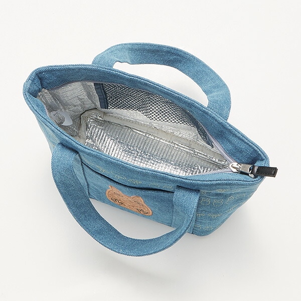 コルク×デニム ポケット付きランチバック M となりのトトロ