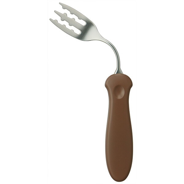 □曲げて使えるステンレスフォーク□//食事 サポート 介護 カトラリー