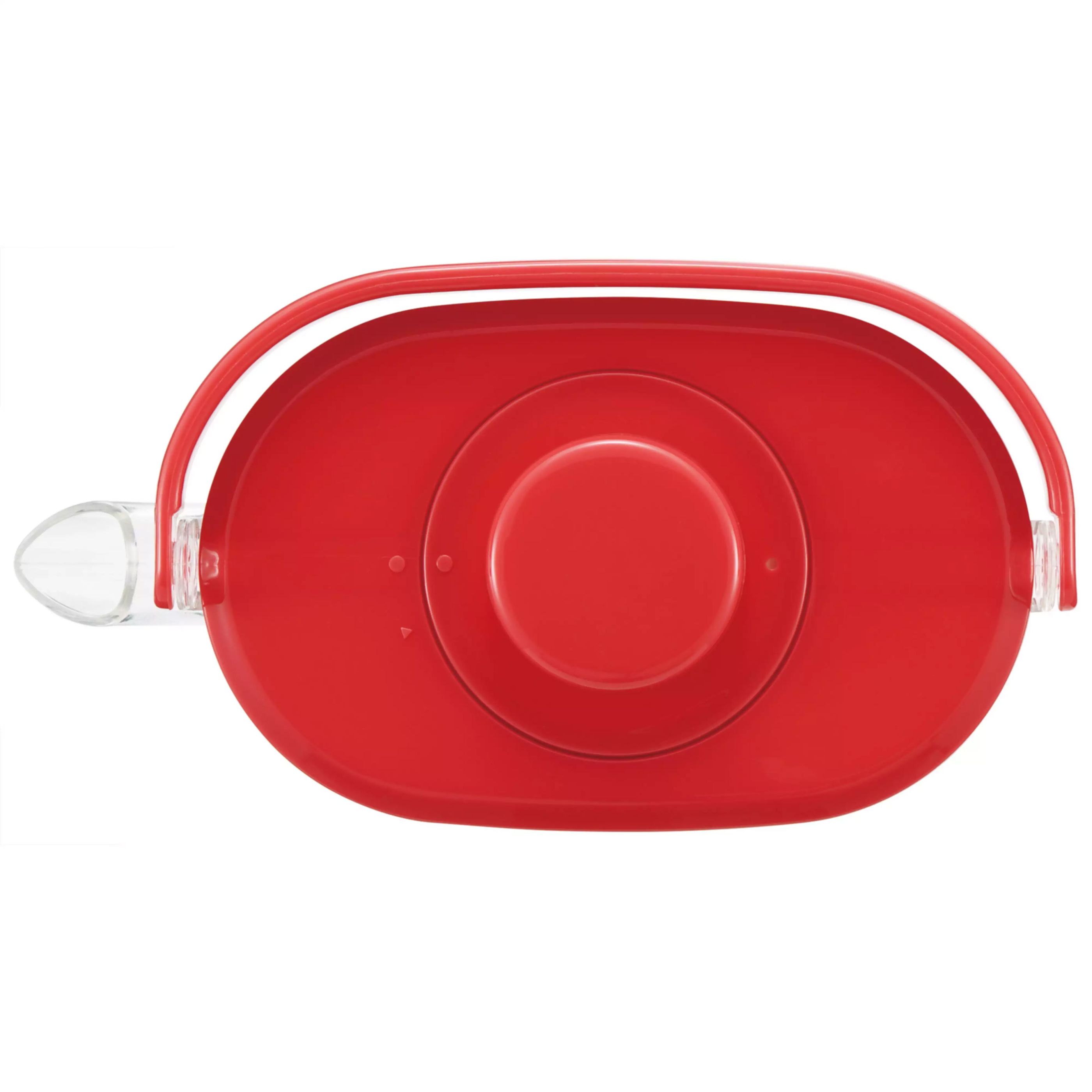 ミッキーマウス 飲料用ポット 赤 ティーバッグ用茶こし付 冷茶ポット[1.2L]○ミッキー＆ミニー