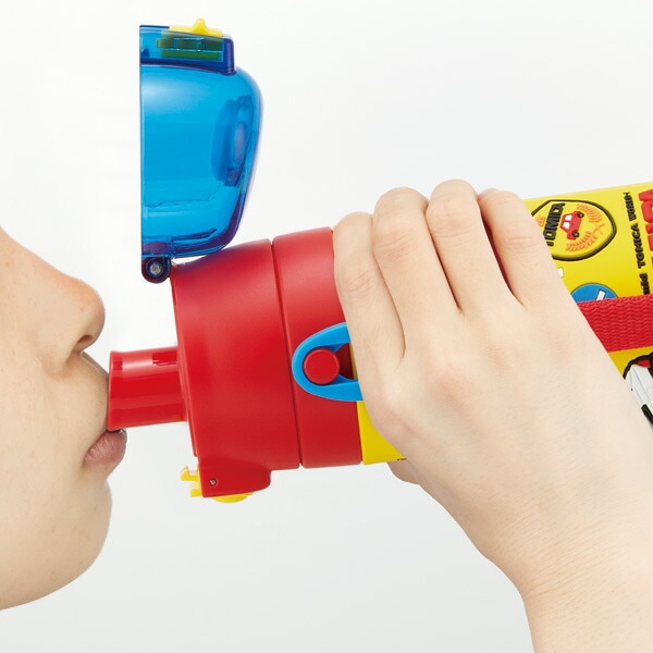 立体プリント 水筒 キッズ ワンタッチ 直飲み ステンレス 480ml