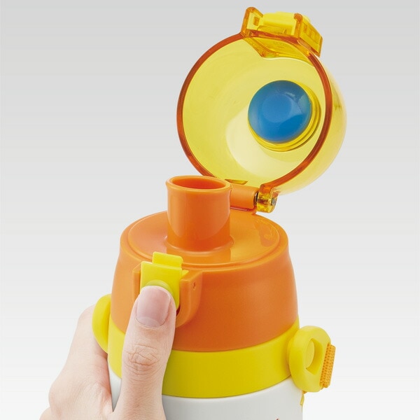 立体プリント 水筒 キッズ ワンタッチ 直飲み ステンレス 480ml