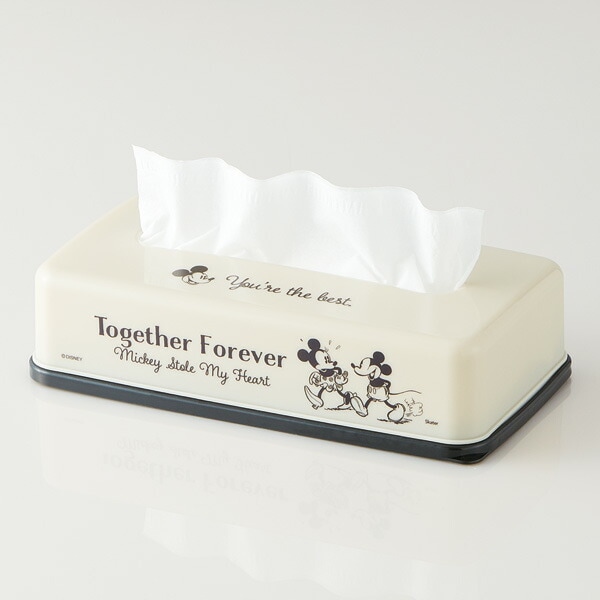 ティッシュストッカー1段 ミッキーマウス／TSST0_4973307497575
