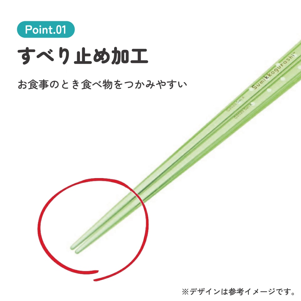アクリル箸 21cm すみっコぐらし ぺんぎん？／AAC45_4973307522109