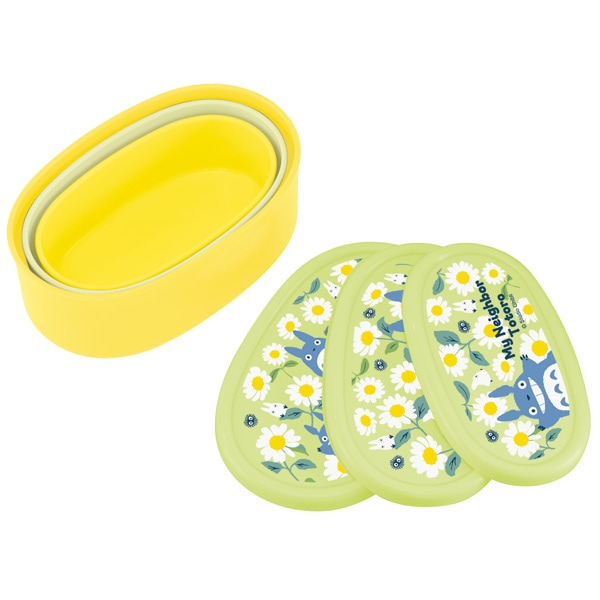 弁当箱 シール容器 抗菌 保存容器 3個セット トトロ デイジー