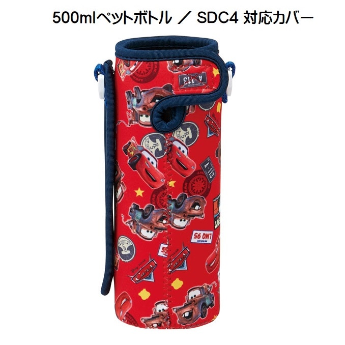 ウエット生地ボトルカバー○カーズ○//ウェット 水筒 ペットボトル
