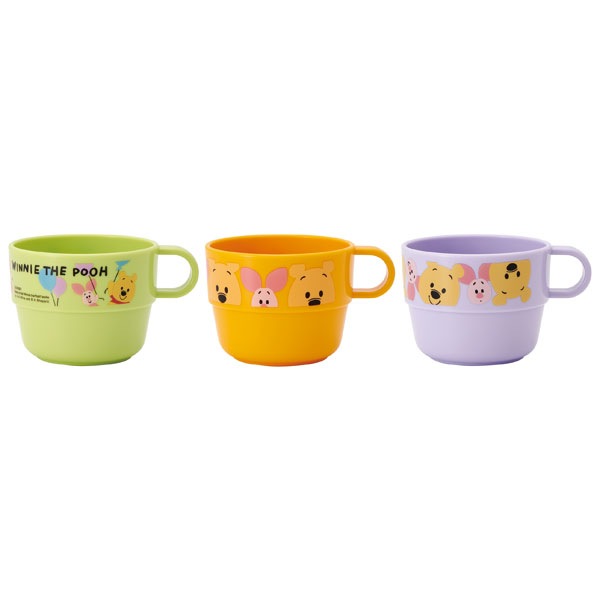 ☆12/29までのSALE価格☆プーさん ピグレット 五月蝿い カップ6点セット