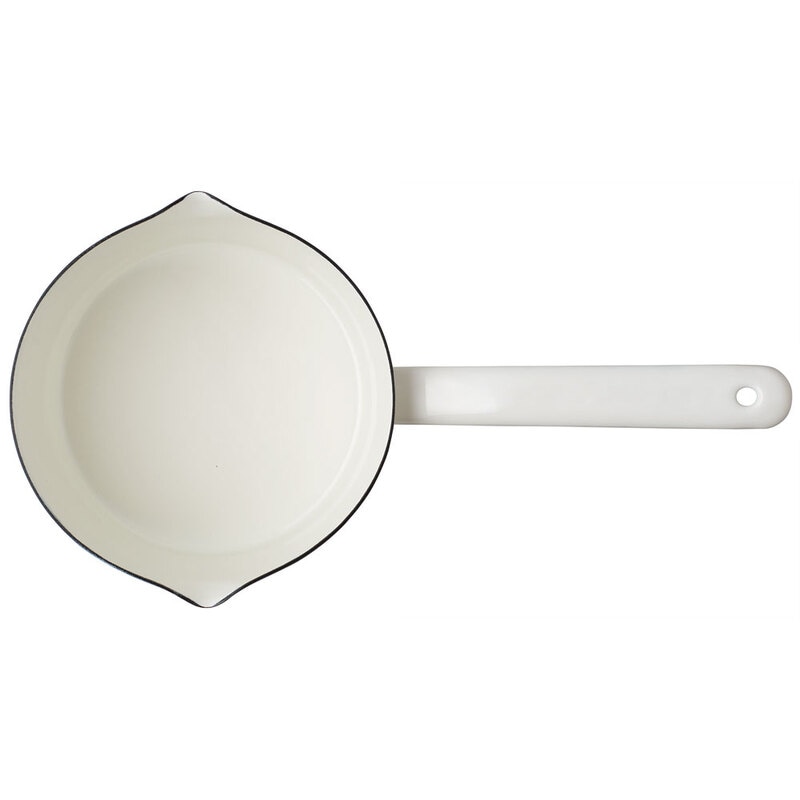 ミルクパン ホーロー 1.2l ih対応 片手鍋 16cm 小さめ おしゃれ