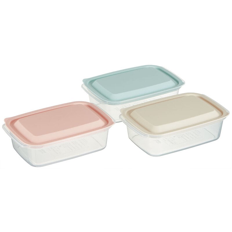 保存容器・ケース   Canisters 3 set Amazon｜CLEAN HOUSE 耐熱容器 電子レンジ対応 蓋付き ガラス製