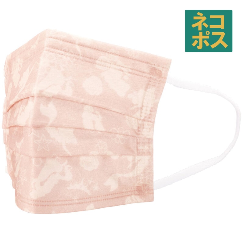 99% カット マスク カラー 血色 不織布 大人 用 プリーツマスク