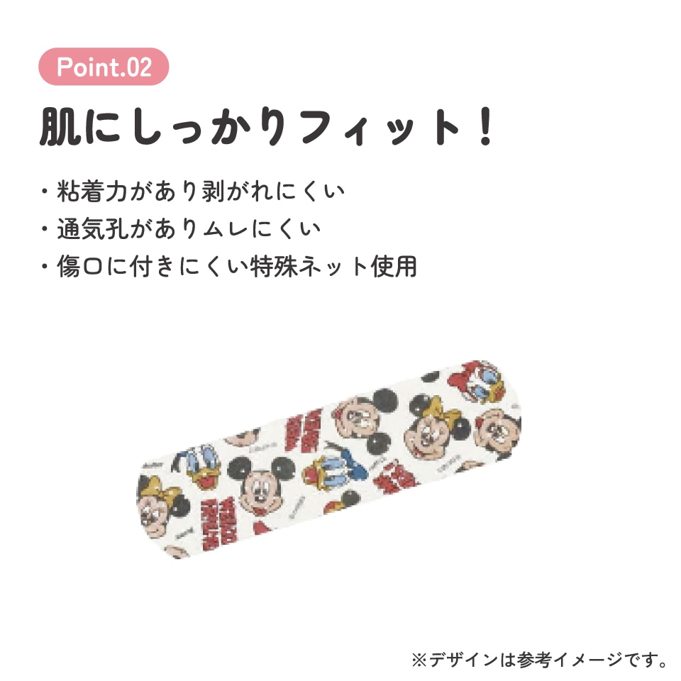 平成レトロミッキー絆創膏日本製メディ ックバン未使用 未開封保管品レア　バラ売可 救急ばんそうこう Mサイズ/50枚ミッキー＆フレンズ