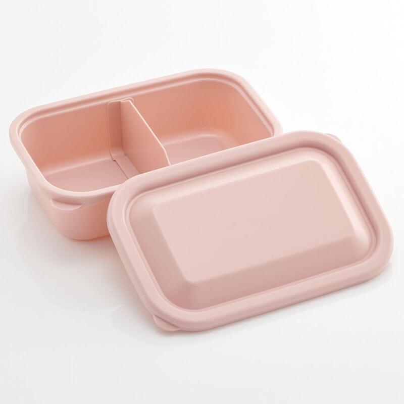 フード ランチ ケース S 580ml スモーク ピンク 弁当箱 ふわっと