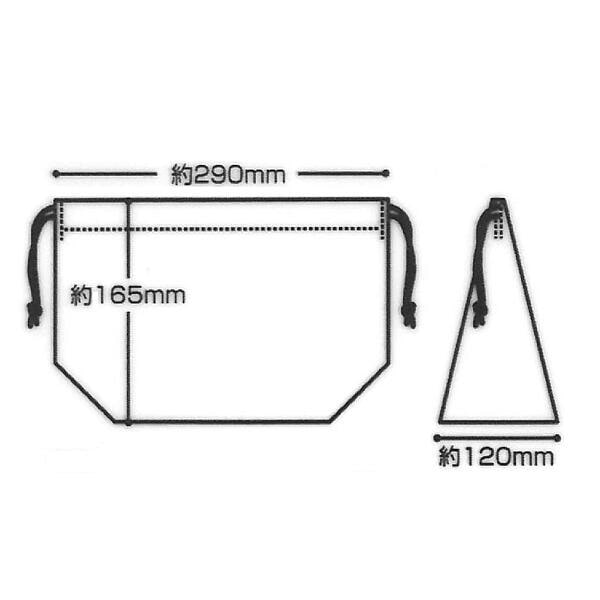 ランチ巾着 はたらくクルマ／KB7_4973307599989／スケーター