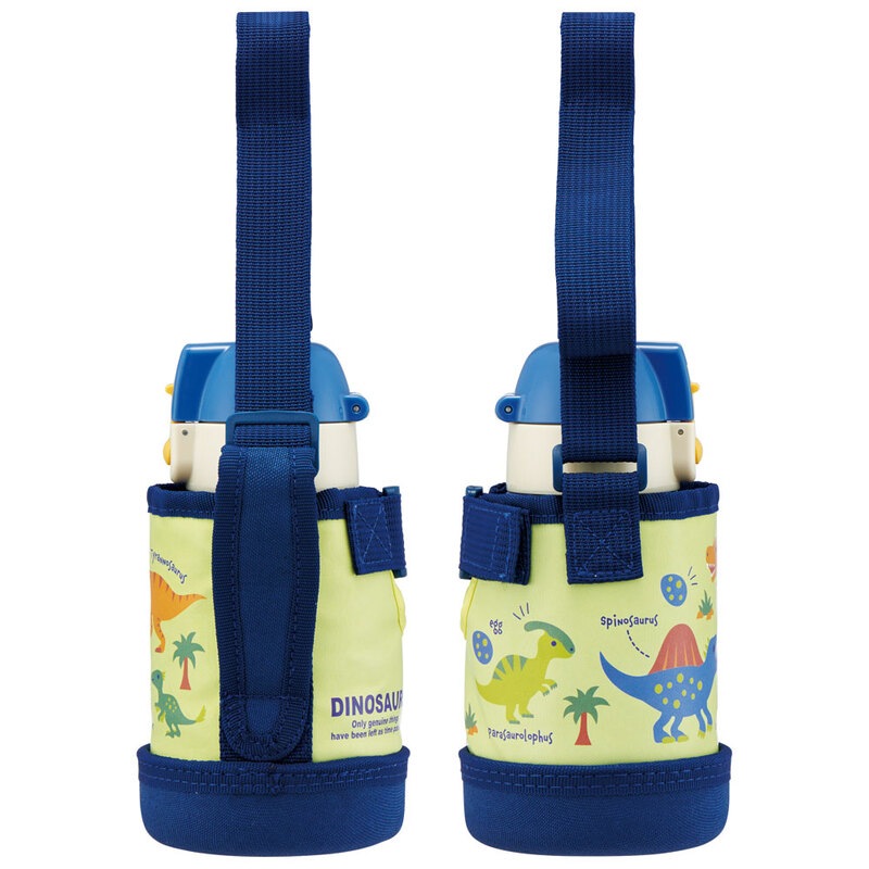 カバー付ダイレクトステンレスボトル 400ml ディノサウルス