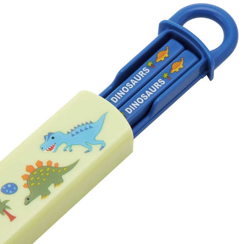 抗菌食洗機対応箸箱セット 箸16.5cm ディノサウルス ピクチャ