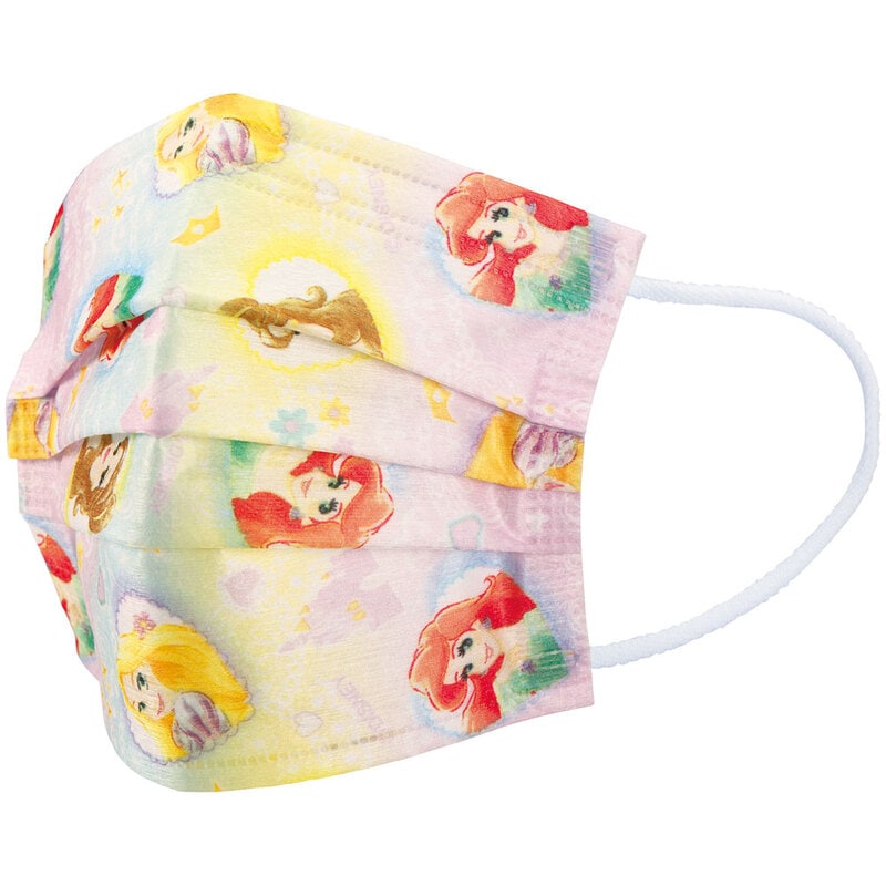 子供プリーツマスク 25枚入り プリンセス／MSKP25_4973307626012