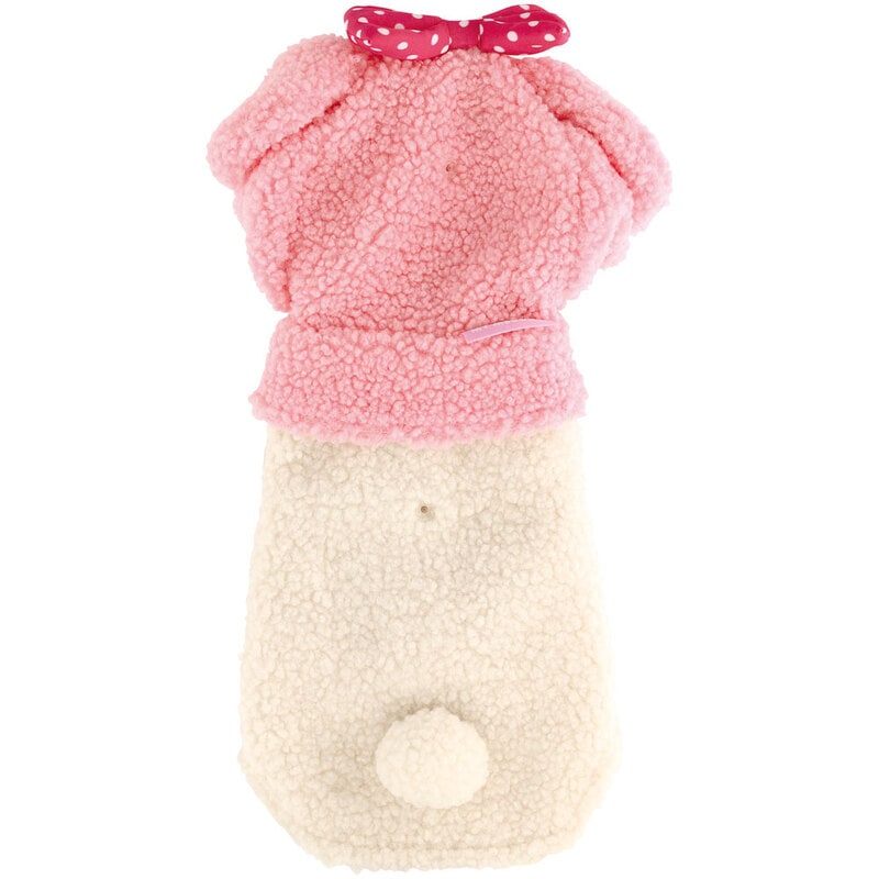 ボアタンク なりきり フード付き Sサイズ 犬 ペット 服 衣装