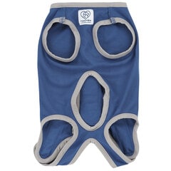 ペット 服 男の子 未使用 レディ 犬 メール便対象品】ペット用 術後服 犬 男の子用 4号 ネイビー 大阪公立