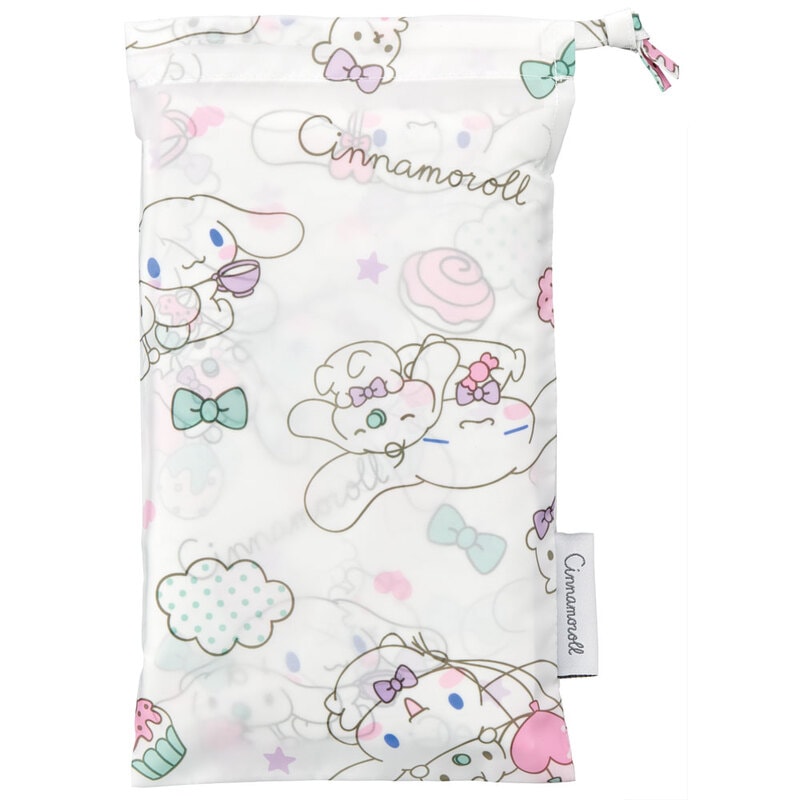 キッズレインポンチョ 身長80～100cm用 シナモロールみるくといっしょ