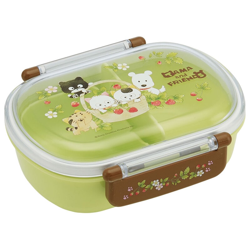 抗菌ふわっとフタタイトランチボックス 1段/360mlタマ＆フレンズ