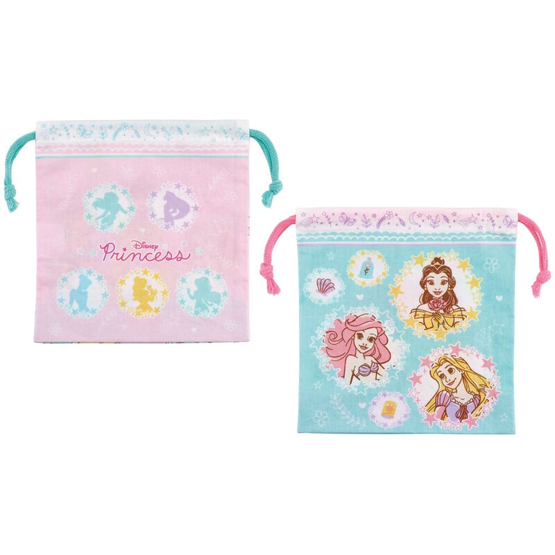 マチ付き 巾着 2枚組 セット 袋 小物入れ 子供 KB64WN スケーター